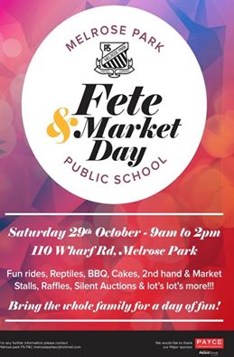 Melrose Park Public School Fete & Market Day