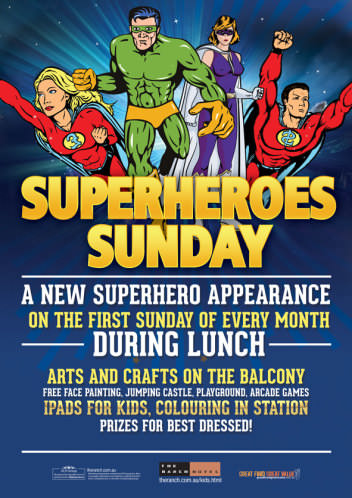 Kids Super Hero Sundays @ The Ranch