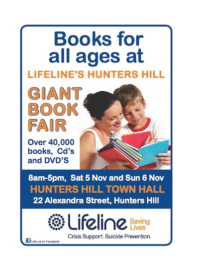 Lifeline's Giant Book Fair 2016, Hunters Hill