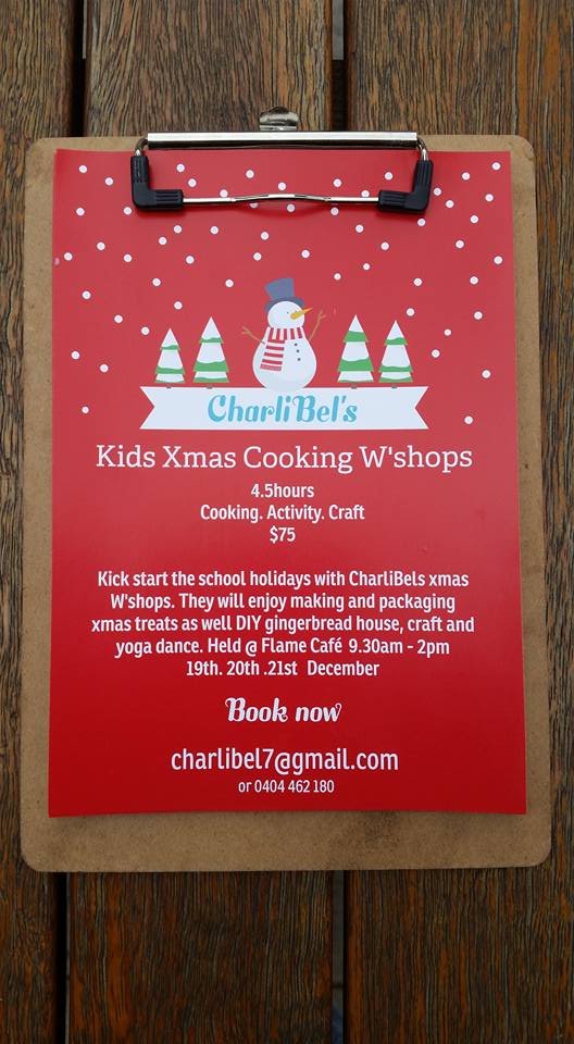 CharliBels Kids Christmas Cooking Wokshops
