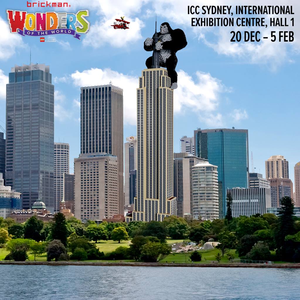 Brickman Wonders of the World Lego Exhibition, ICC Darling Harbour