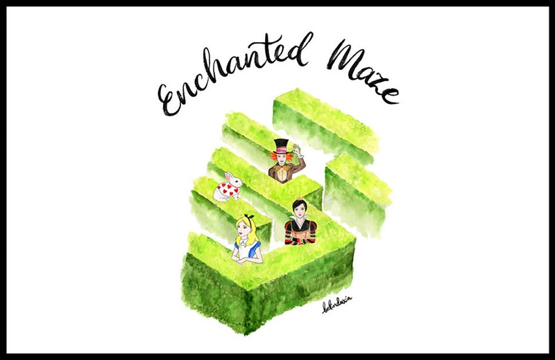 Be-Enchanted Life Size Maze, Chatswood Chase
