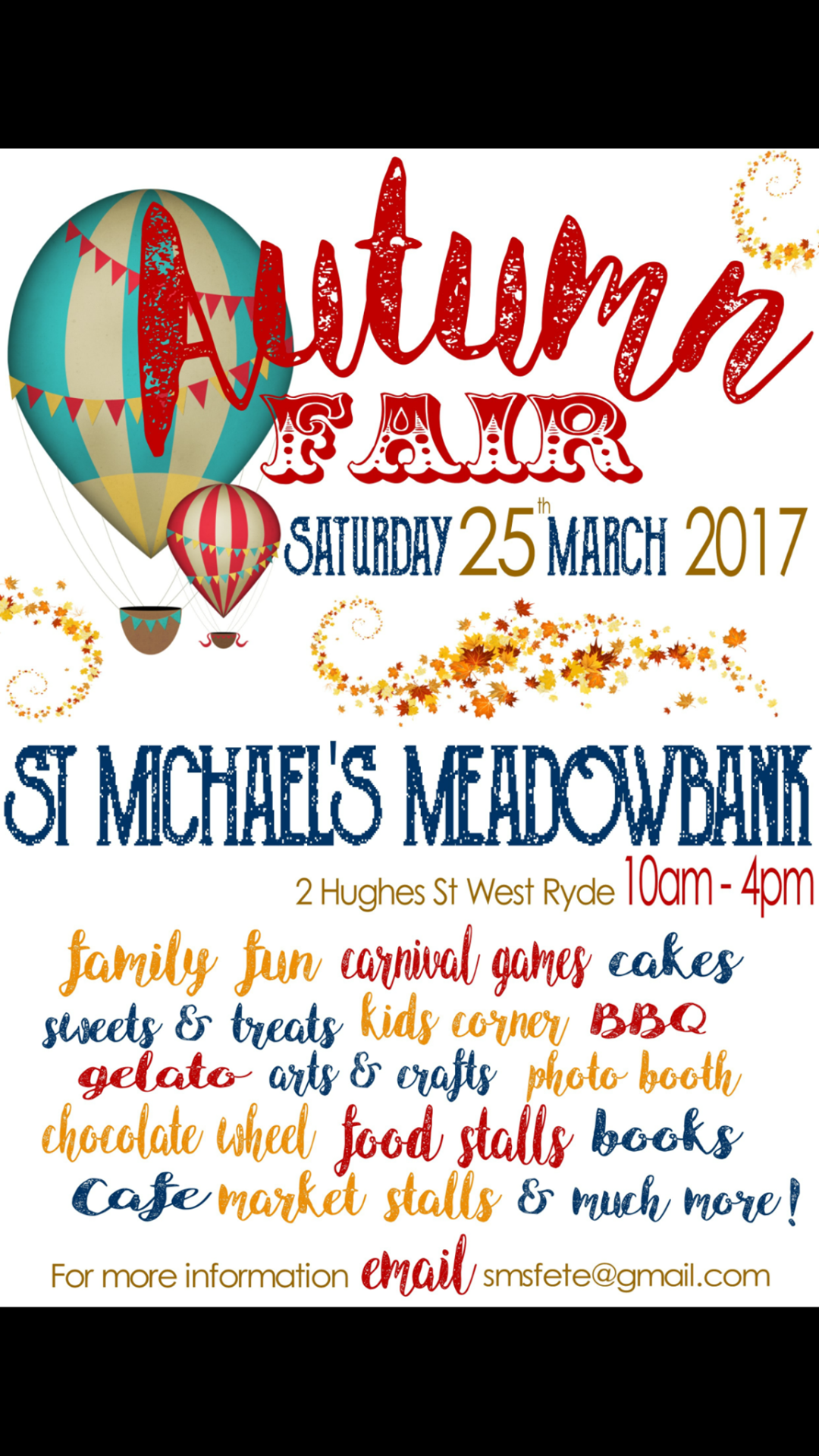 St Michael's Meadowbank Autumn Fair