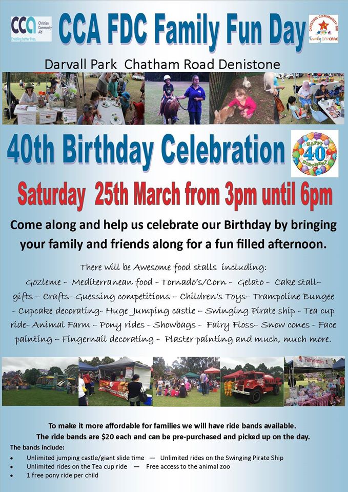 CCA Family Day Care - Family Fun Day