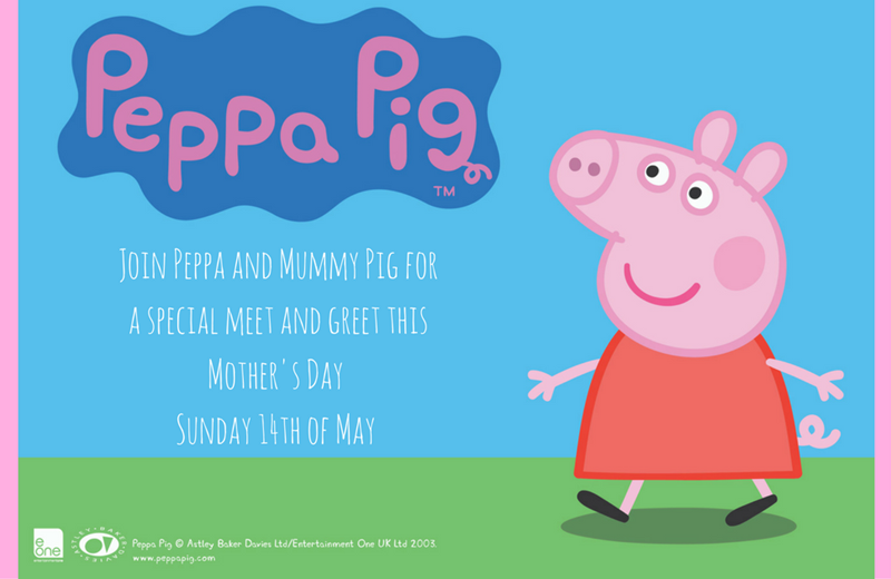 Peppa and Mummy Pig visit Lidcombe Centre for Mother's Day!