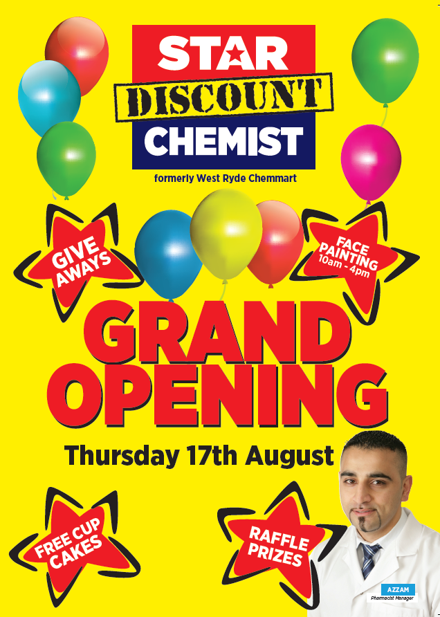 Star Discount Chemist GRAND OPENING