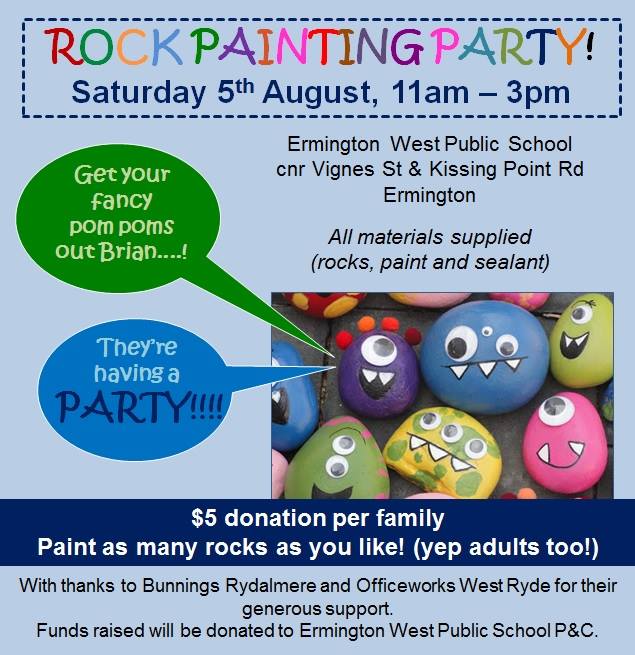 Parramatta Rocks! Rock Painting Party