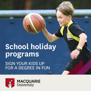Macquarie University School Holiday programs