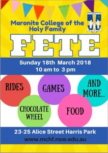 Maronite College of the Holy Family Fete