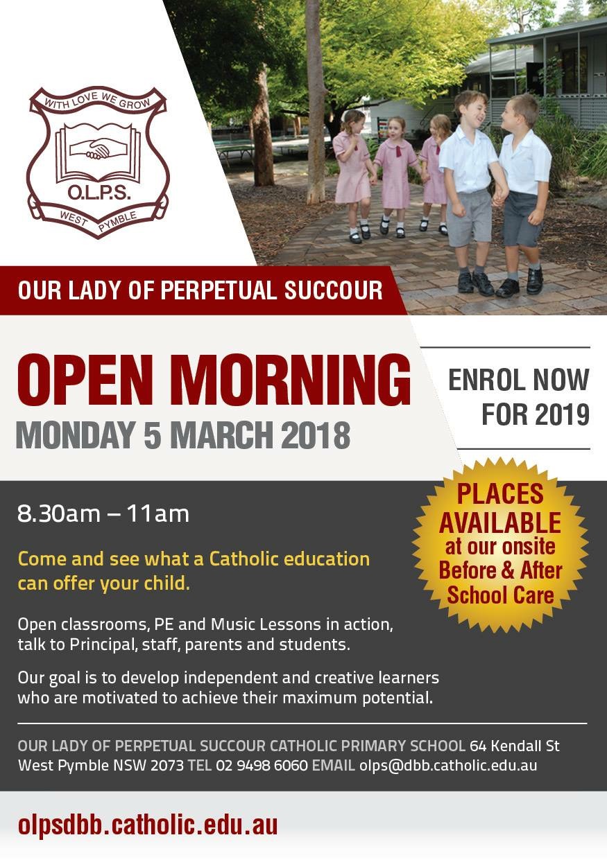 OLPS Open Day 2018