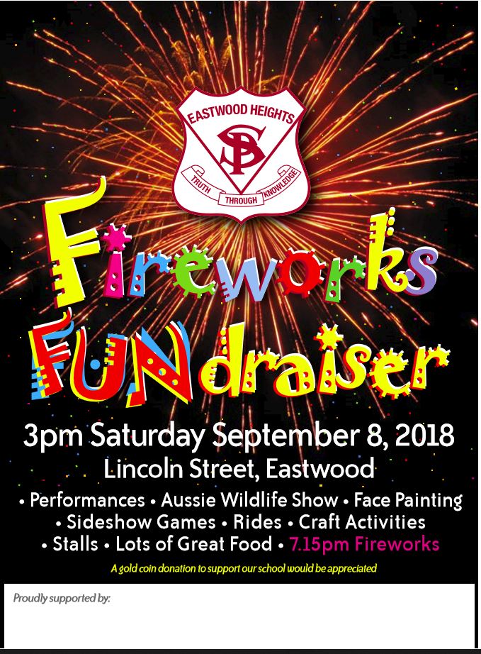 Fireworks Fundraiser, Eastwood