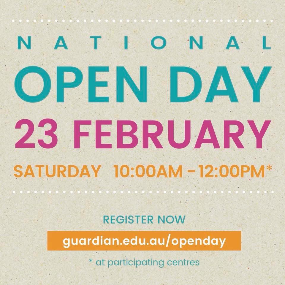 Guardian Early Learning Group OPEN DAY