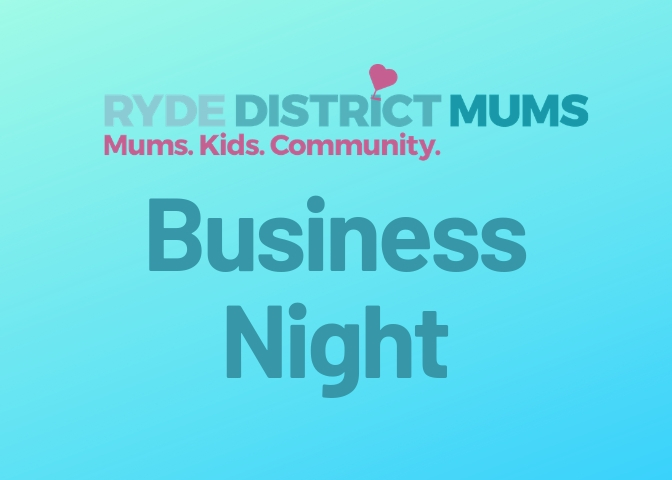 Ryde District Mums Closed Facebook Group Business Night