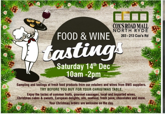 Cox's Road Mall " Taste the Flavours" Food Tasting