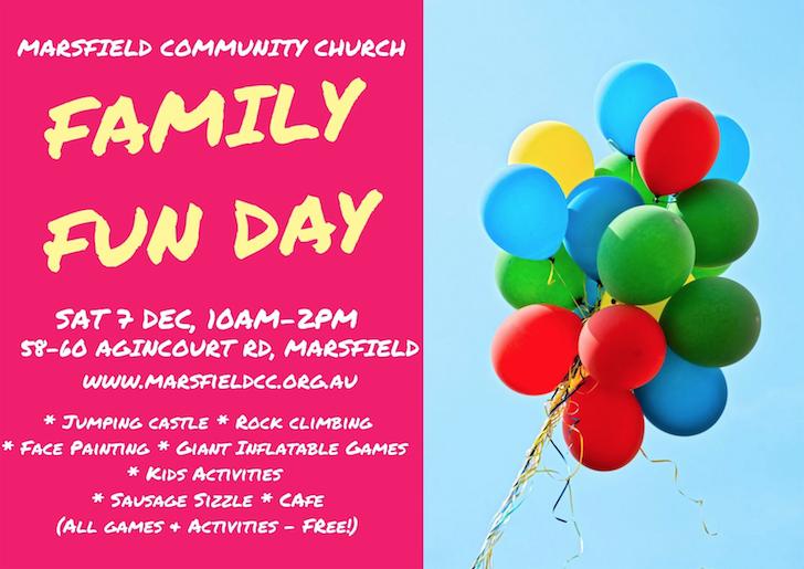 Family Fun Day, Marsfield Community Church