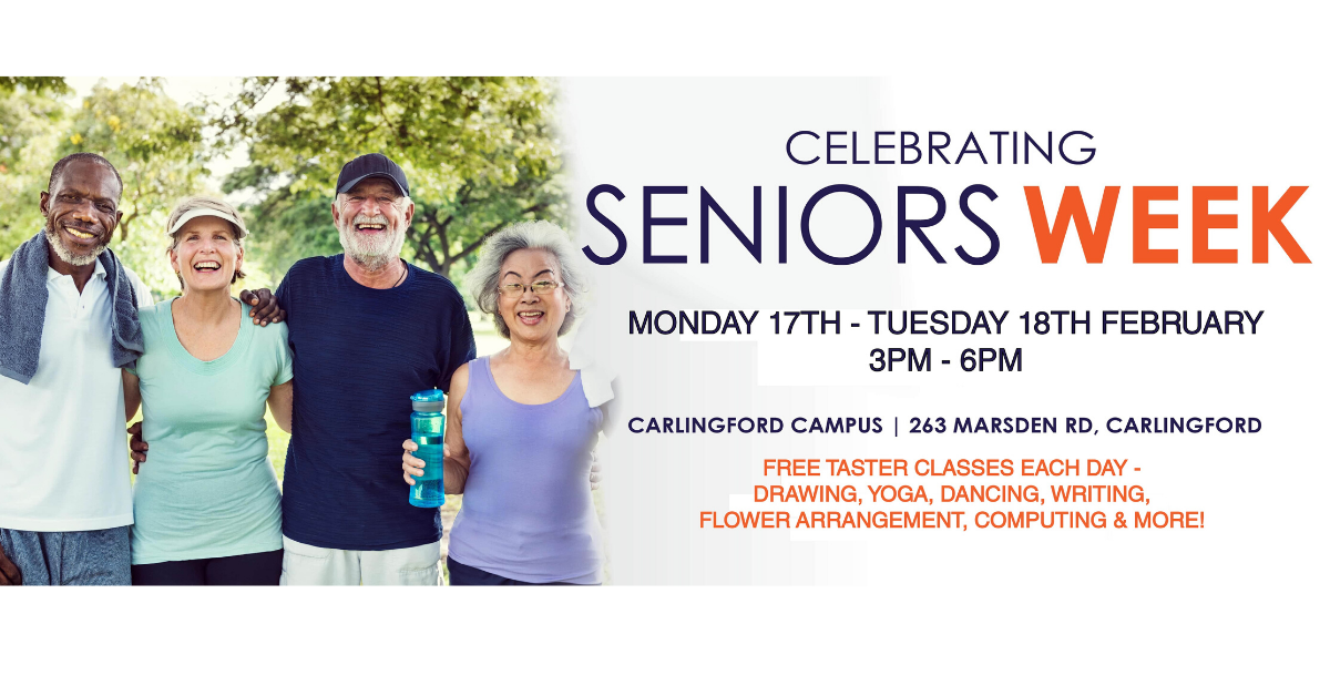 Seniors Week - Free taster classes
