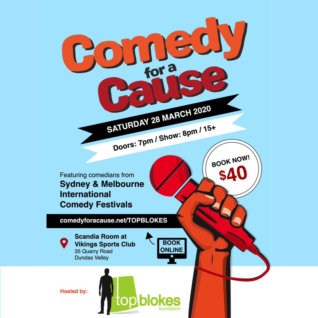 Have a laugh for young men's health at Viking Sports Club