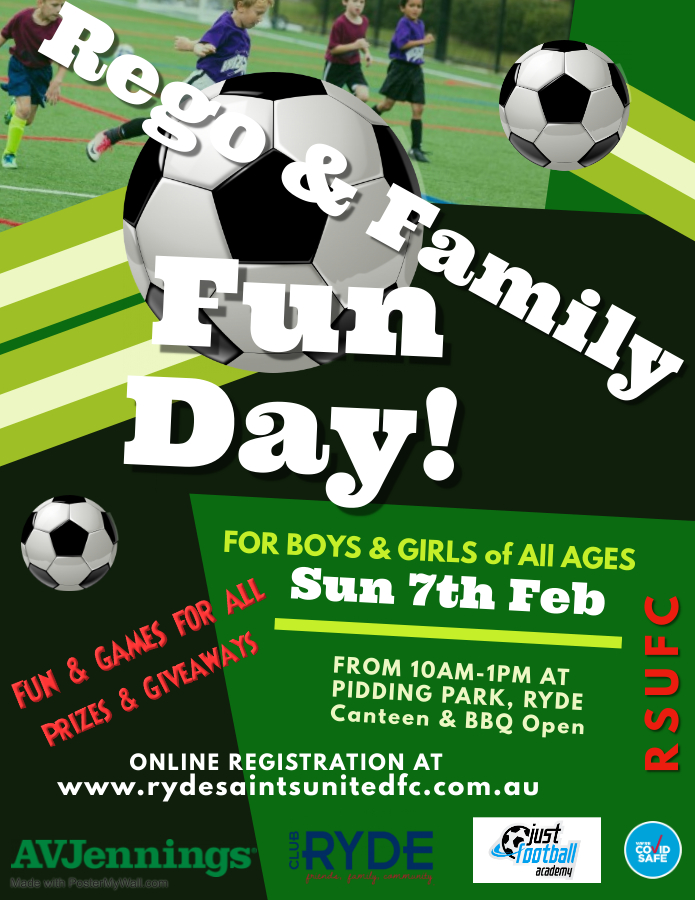 Ryde Saints United FC Registration Day