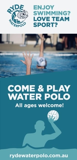 Try Water Polo at Ryde Aquatic centre this July