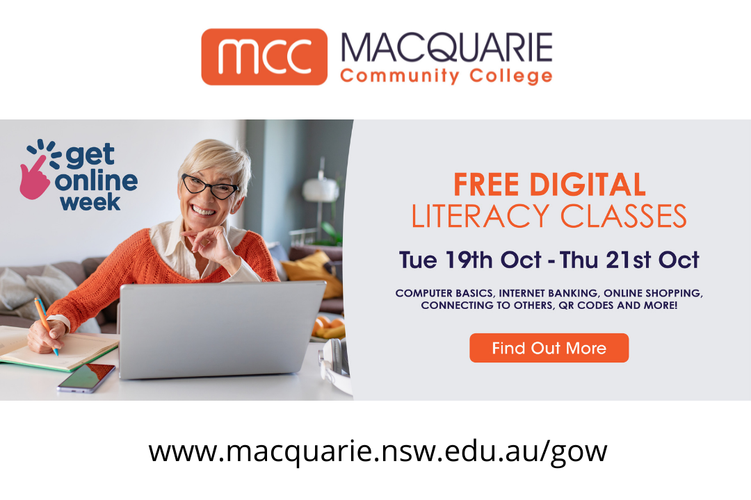 Get Online Week - Free Digital Literacy Classes (Online Event)