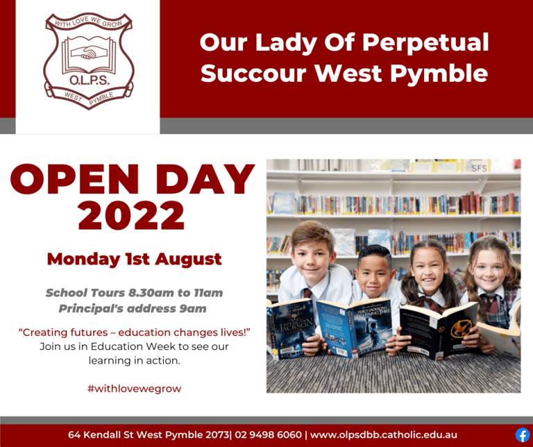OLPS Open Day 2022 Creating futures – education changes lives!