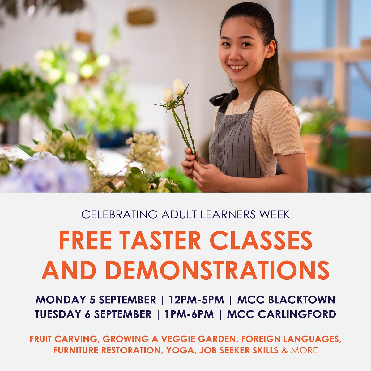 Connect with Learning - Free Taster Classes