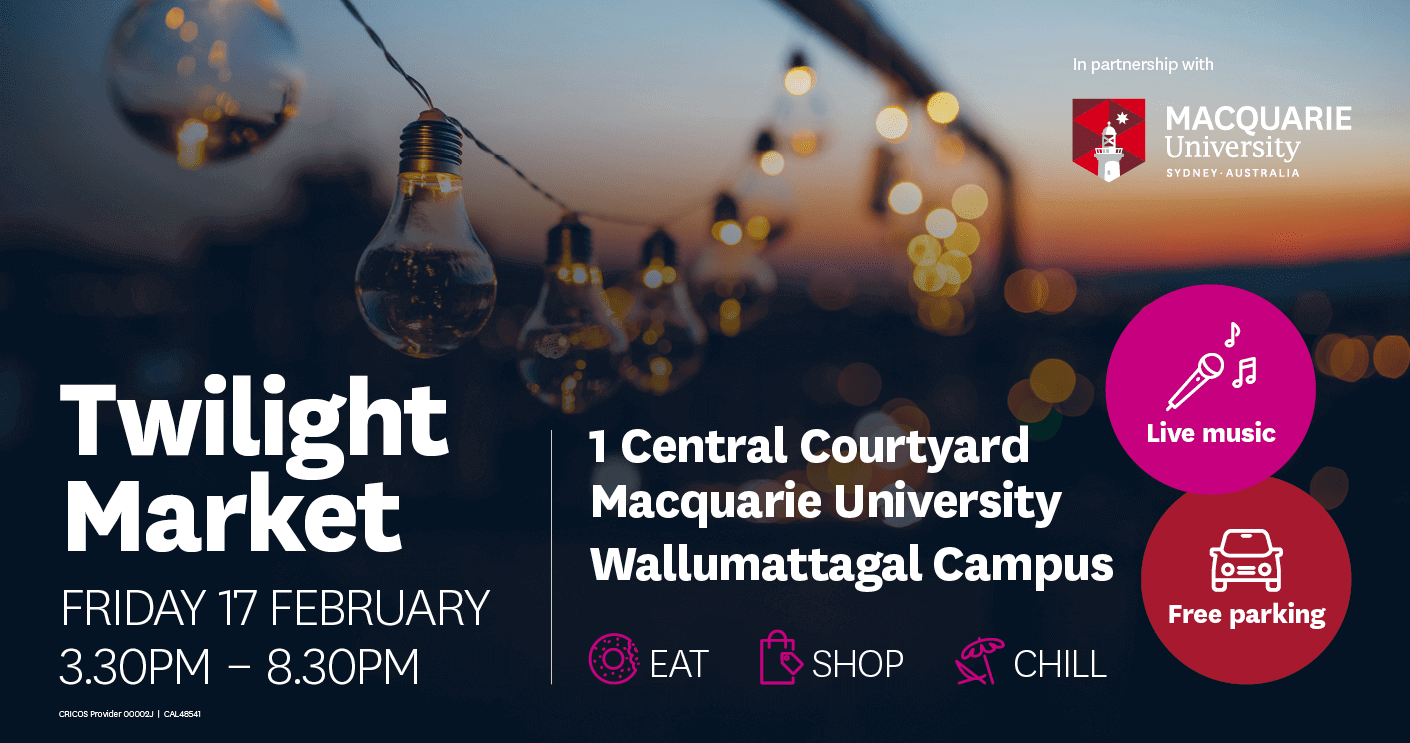 Twilight Market at Macquarie University