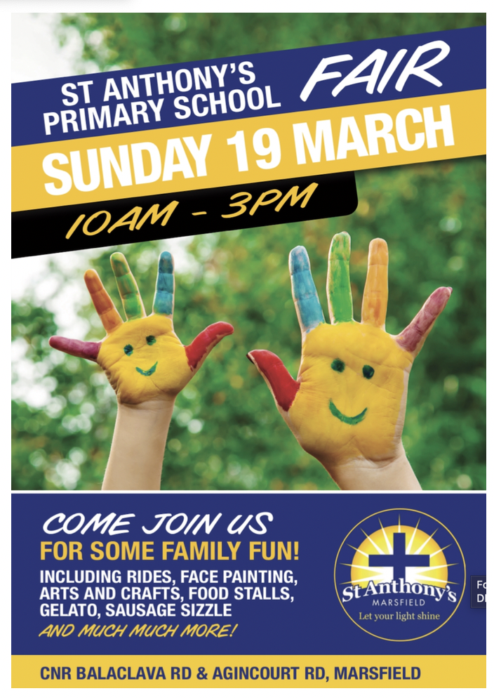 ST ANTHONYS PRIMARY MARSFIELD, SCHOOL FETE