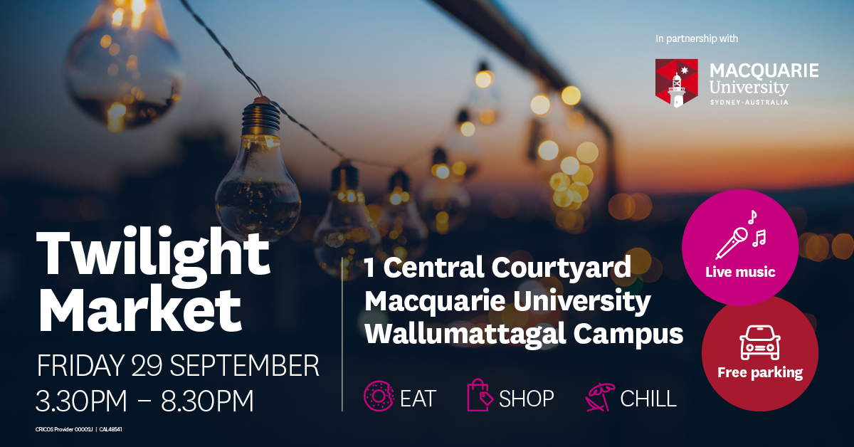 Twilight Market at Macquarie University