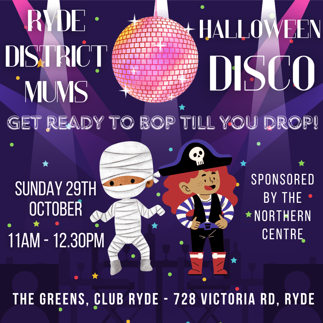 Ryde District Mums HALLOWEEN DISCO!