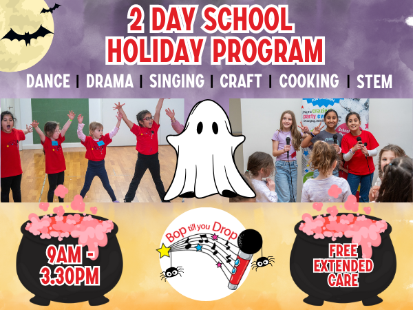 Bop till you Drop HALLOWEEN School Holiday Workshop - Gladesville
