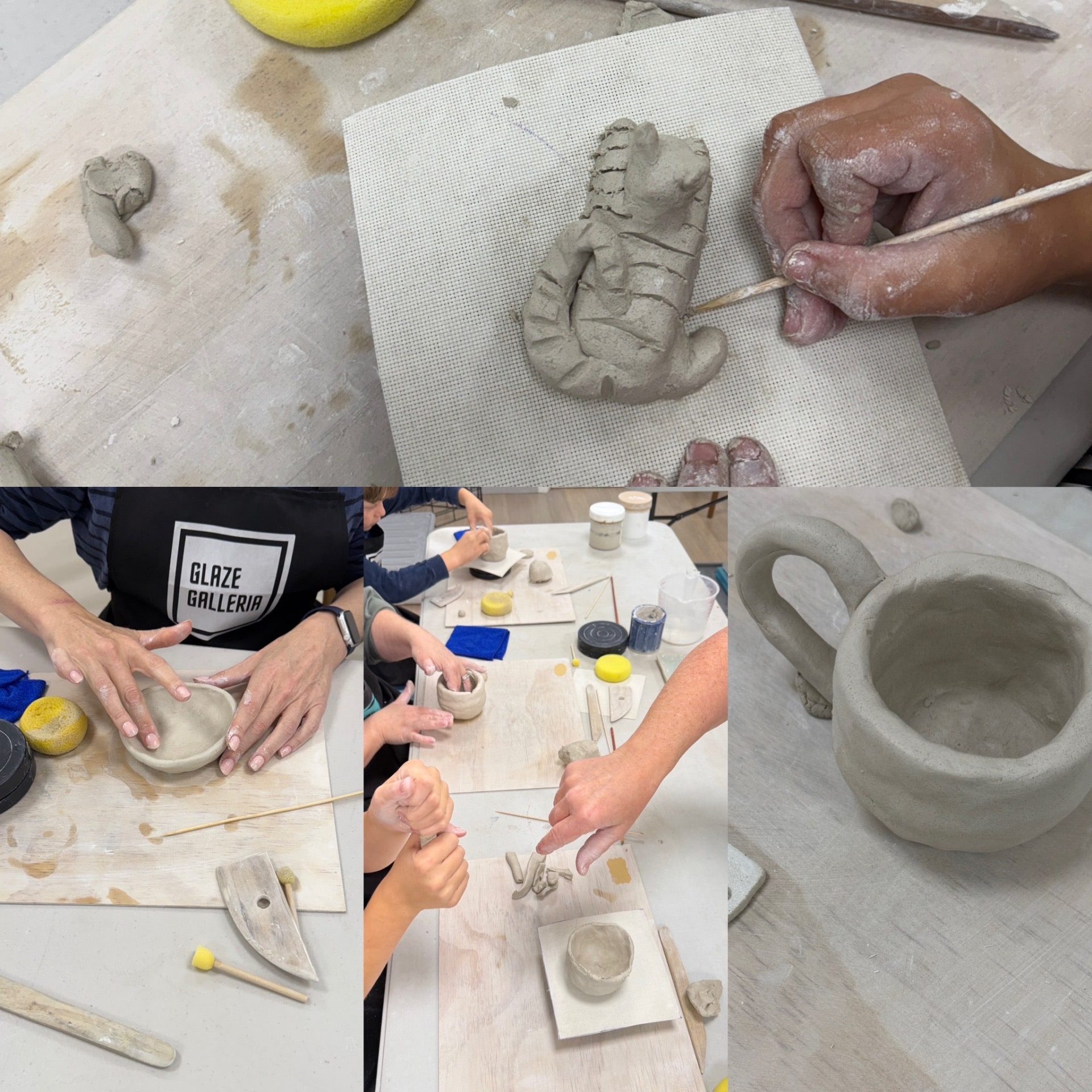 Spring School Holiday Community Clay Hand Building Class