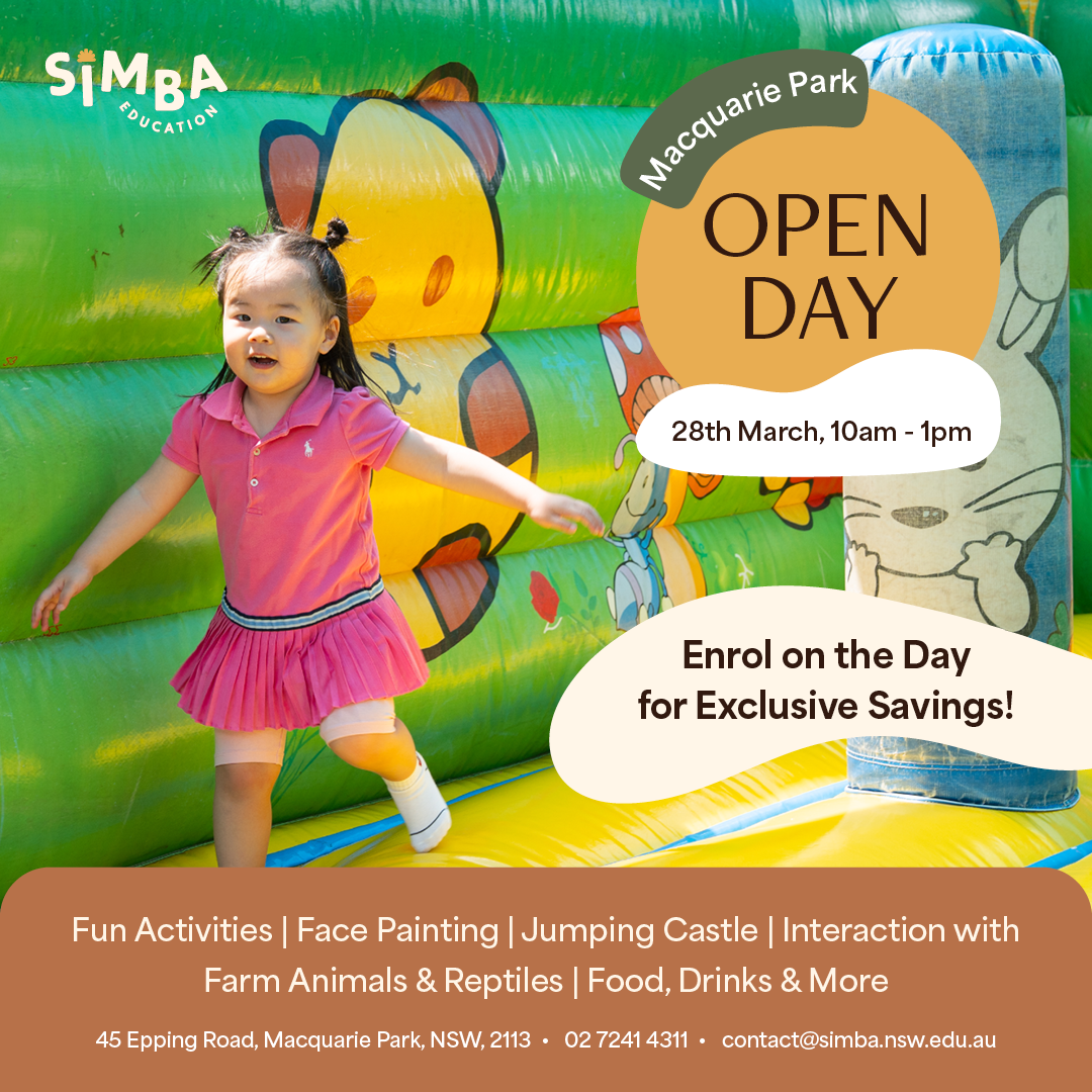 Simba Education Open Day - Macquarie Park